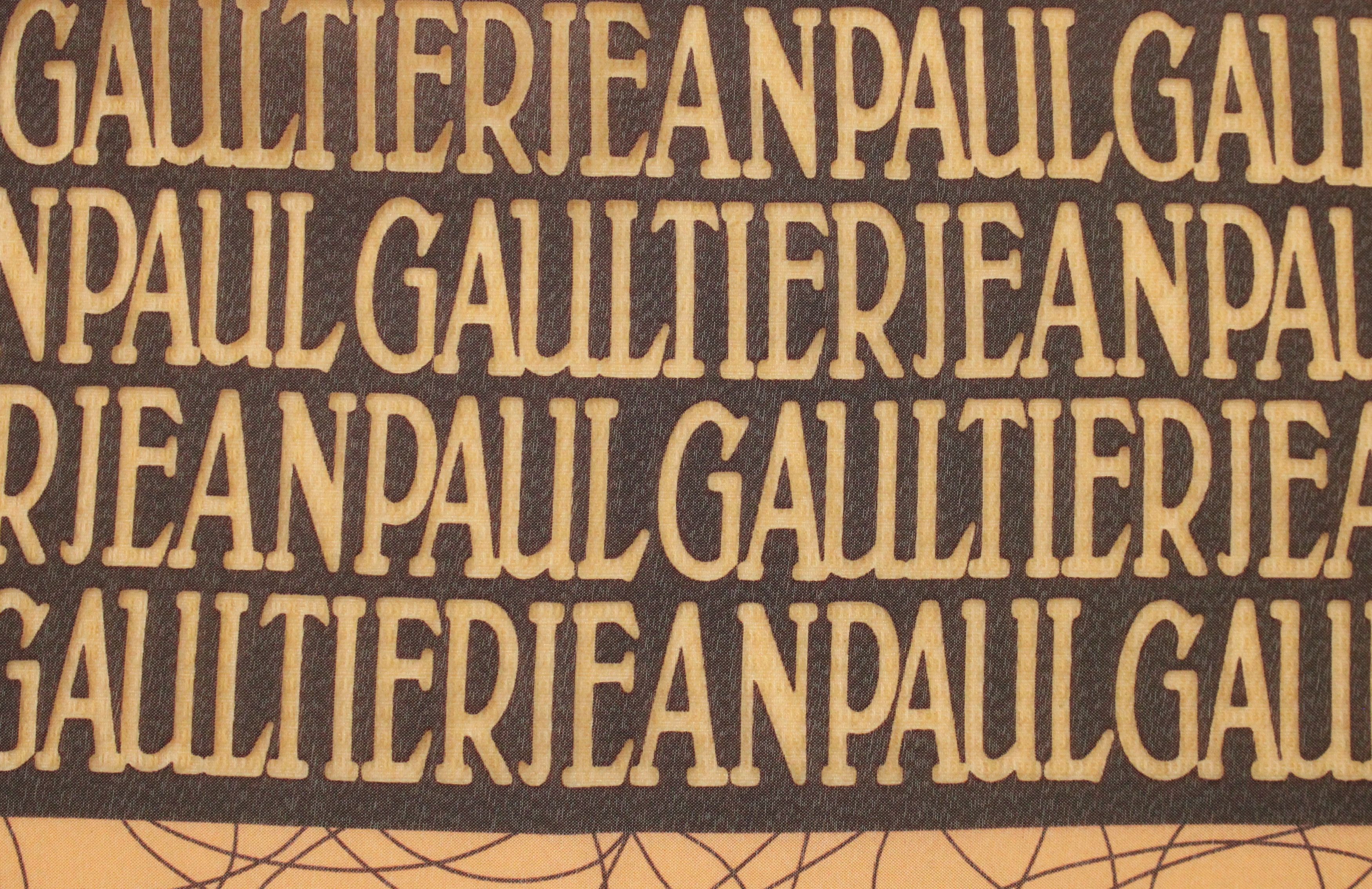 Jean Paul Gaultier JEAN PAUL GAULTIER Scarf Spell out Size ONE SIZE - 5 Thumbnail