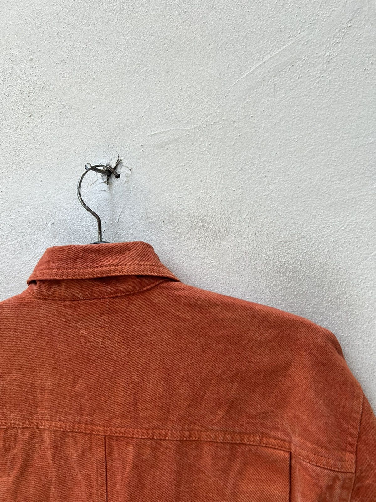 Paul Smith Vintage Paul Smith Orange Denim Oversized Jacket Size US M / EU 48-50 / 2 - 15 Thumbnail