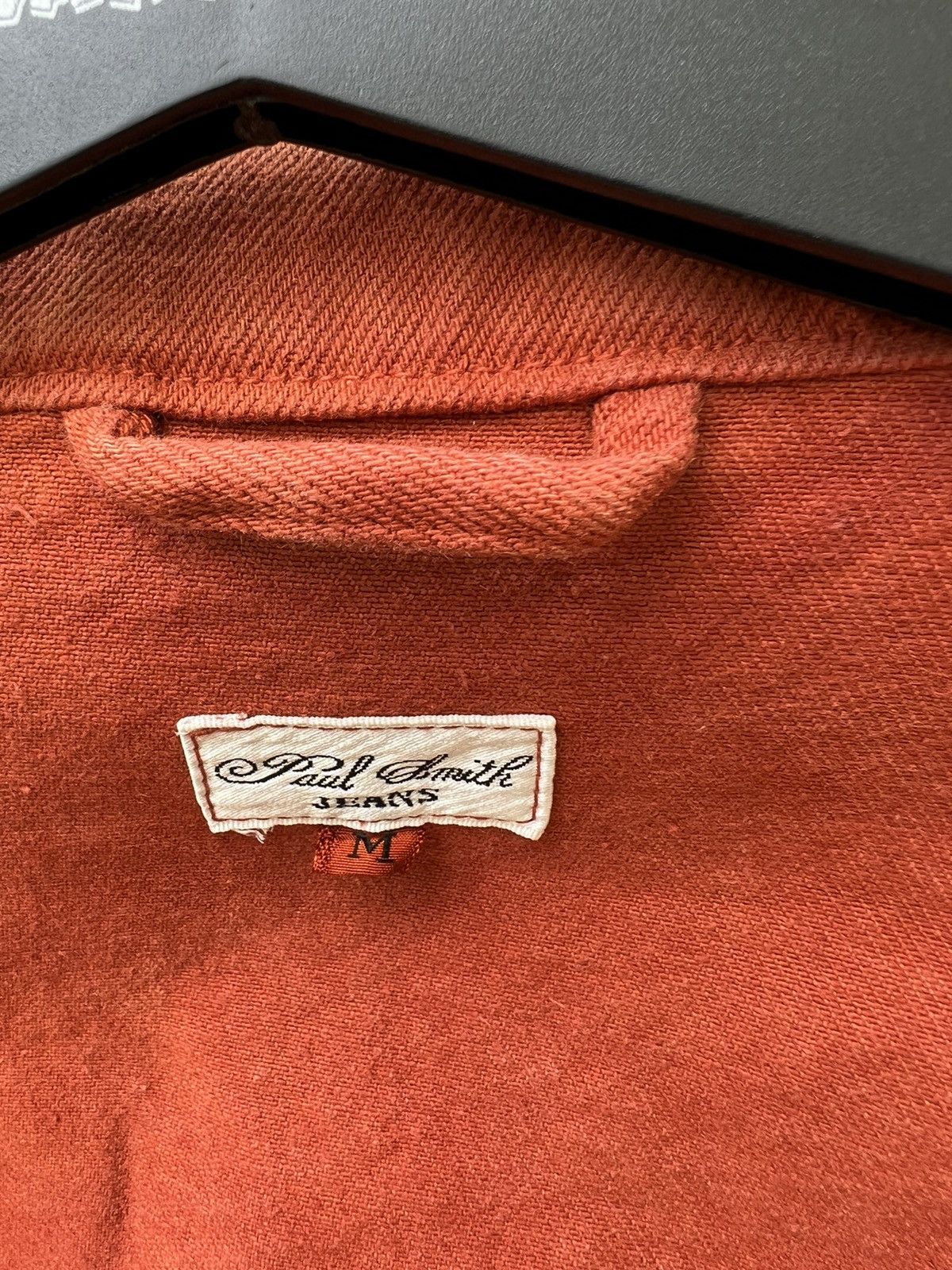 Paul Smith Vintage Paul Smith Orange Denim Oversized Jacket Size US M / EU 48-50 / 2 - 17 Thumbnail