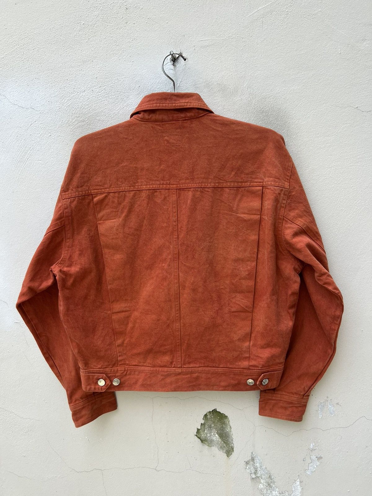 Paul Smith Vintage Paul Smith Orange Denim Oversized Jacket Size US M / EU 48-50 / 2 - 12 Thumbnail