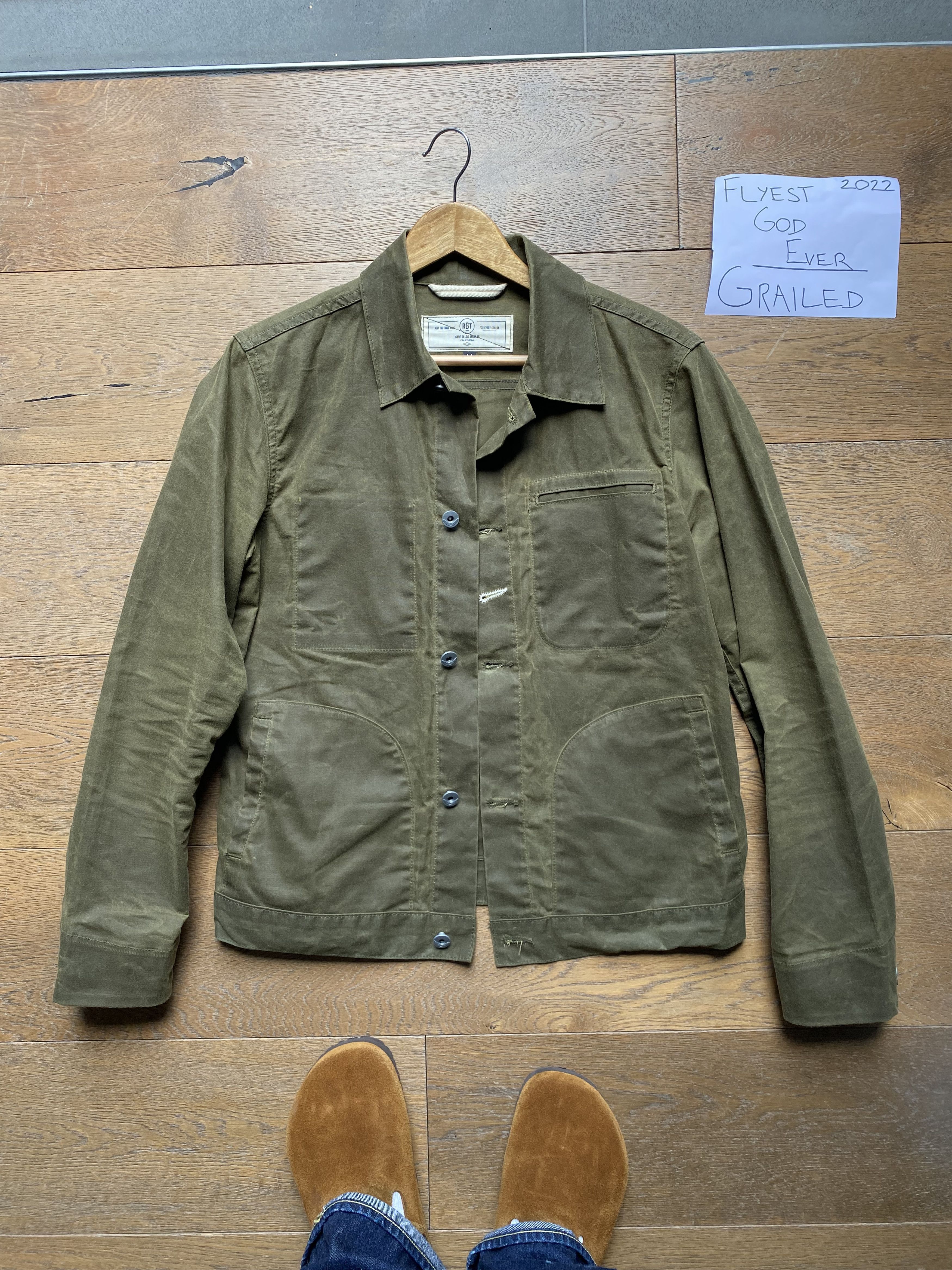 Rogue Territory Supply Jacket Waxed 'Hunter Green' Ridgeline Size US M / EU 48-50 / 2 - 1 Thumbnail