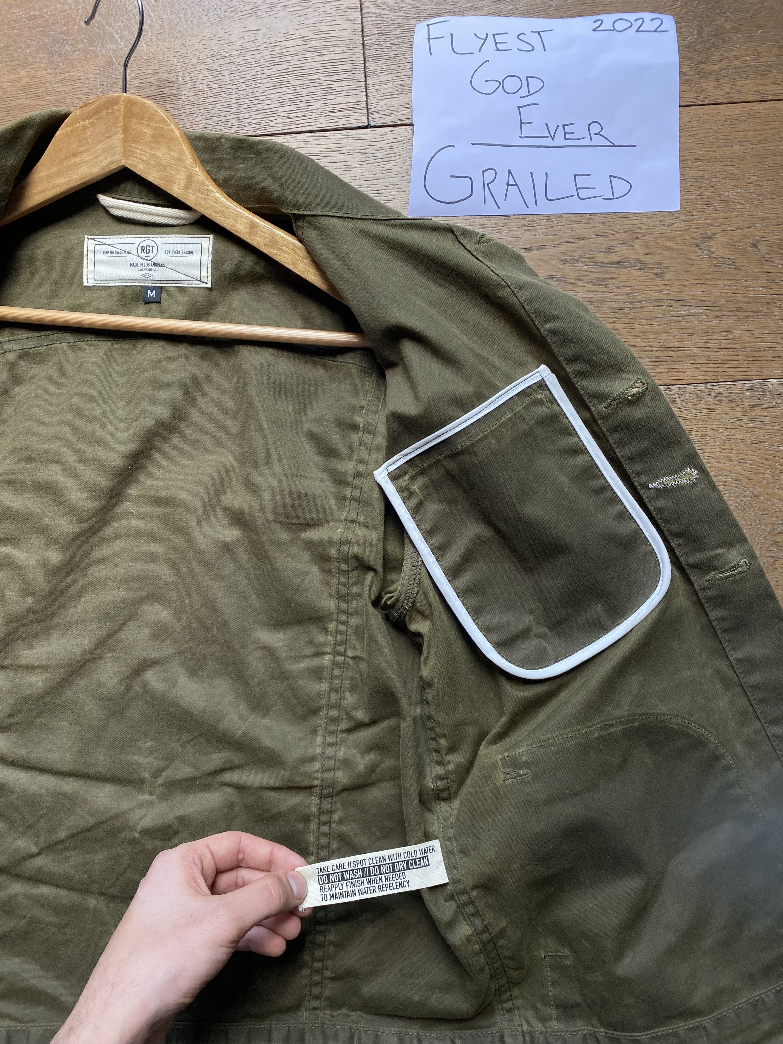 Rogue Territory Supply Jacket Waxed 'Hunter Green' Ridgeline Size US M / EU 48-50 / 2 - 7 Thumbnail