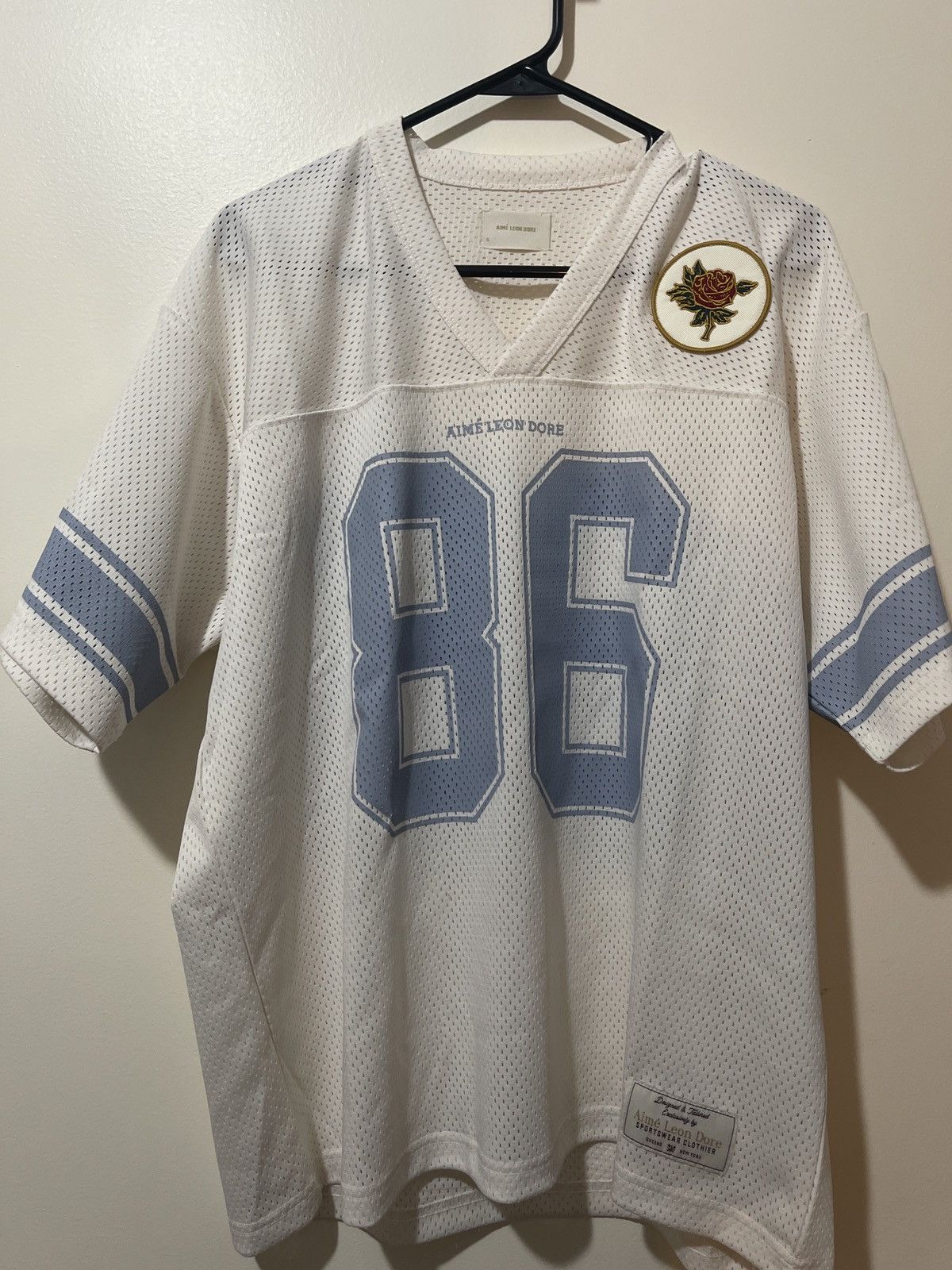 Aime Leon Dore Aime Leon Dore Team Football Jersey Cream
