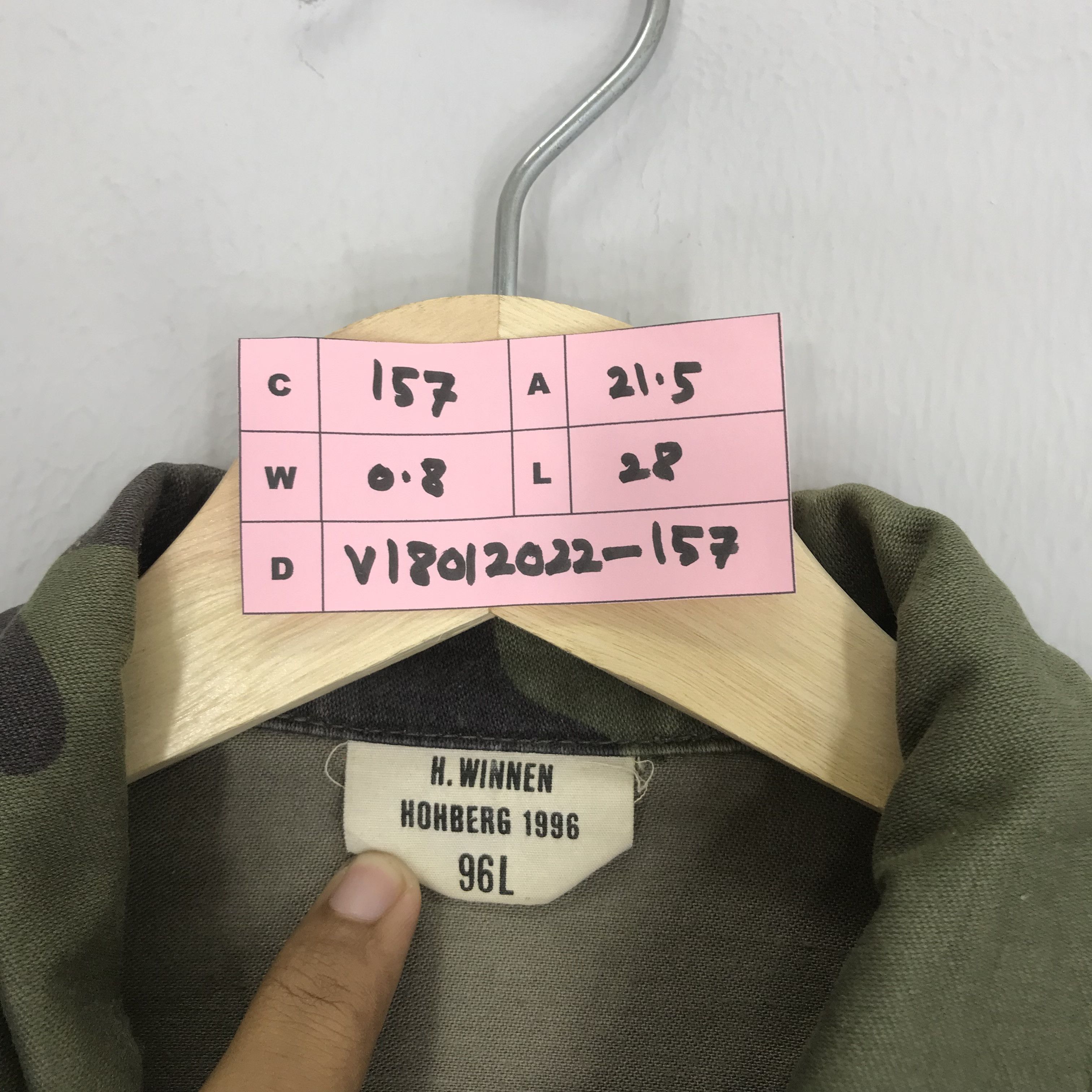 Vintage Vintage Camouflage M-65 H.Winnen Hohberg Army Jacket Size US M / EU 48-50 / 2 - 6 Thumbnail