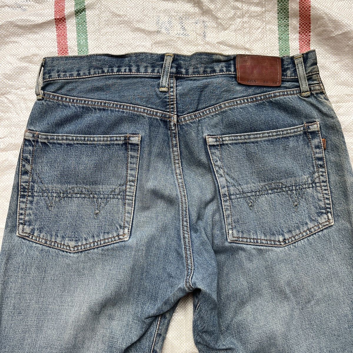 Edwin Distressed Vintage Edwin 505 Denim Redline Selvedge Jeans Size US 32 / EU 48 - 17 Thumbnail