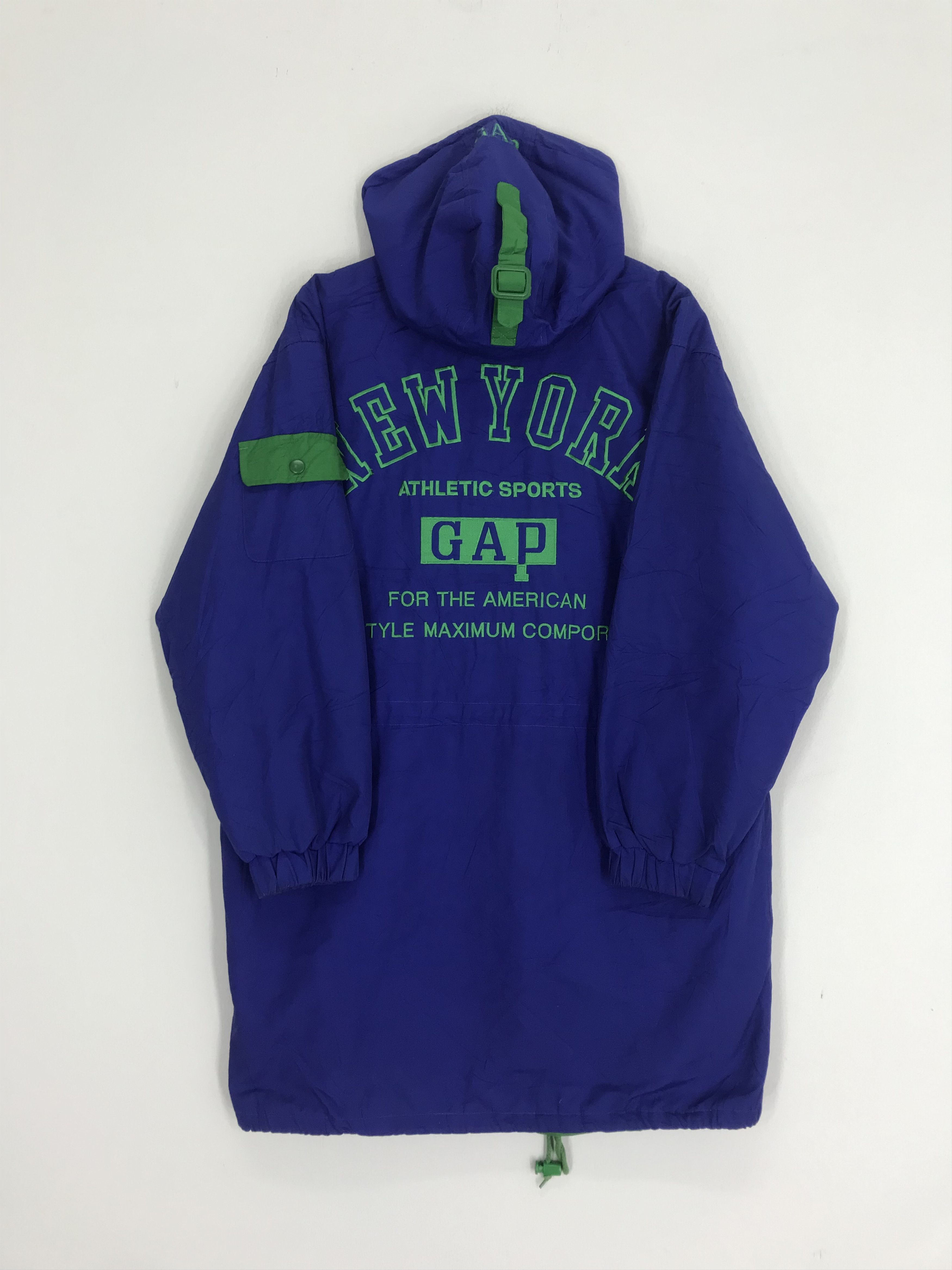 Gap Vintage GAP New York Long Jacket Big Logo Size US M / EU 48-50 / 2 - 1 Thumbnail
