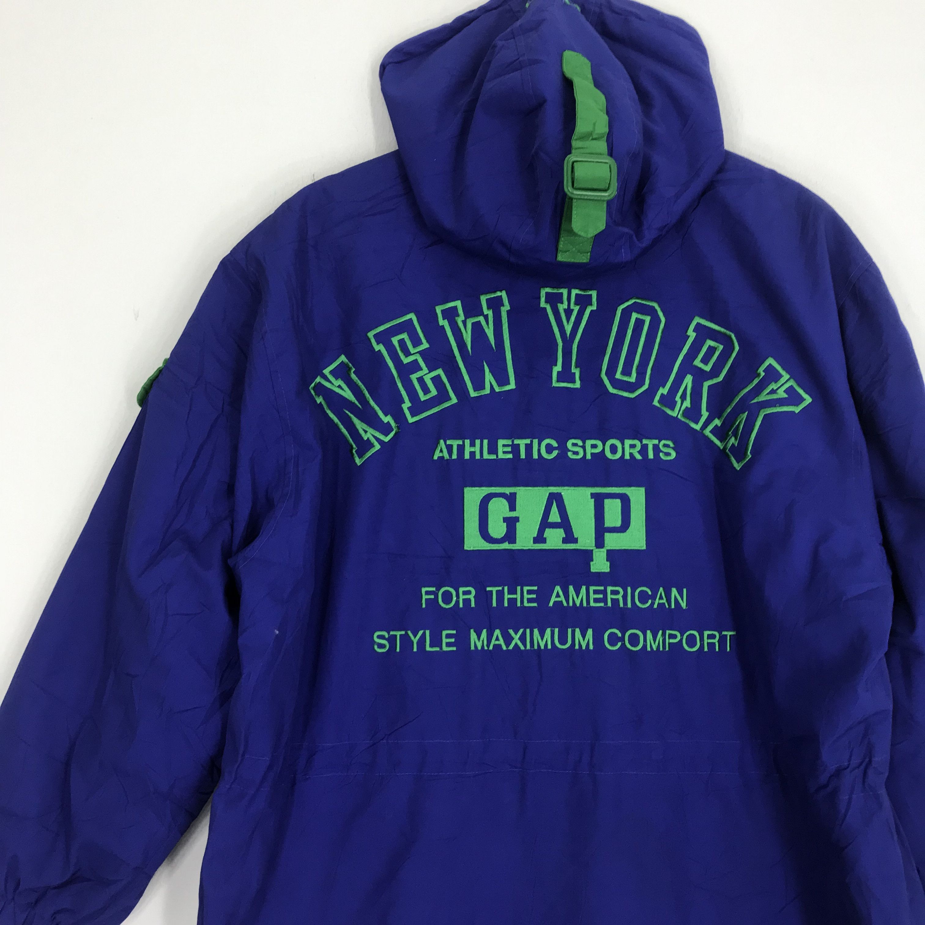 Gap Vintage GAP New York Long Jacket Big Logo Size US M / EU 48-50 / 2 - 10 Thumbnail