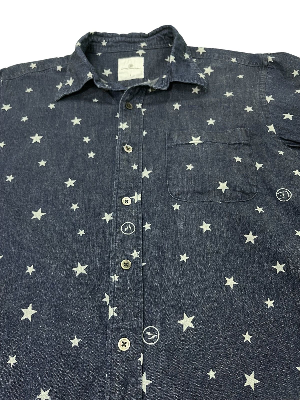 Uniform Experiment x Fragment Design Thin Denim Shirt 3🟩8