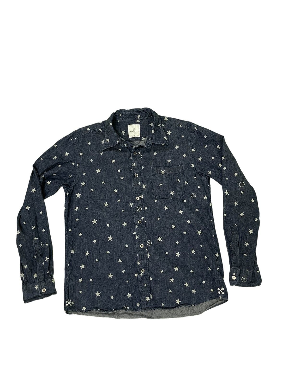 Fragment Design Uniform Experiment x Fragment Design Thin Denim Shirt 3🟩8 Size US M / EU 48-50 / 2 - 3 Thumbnail