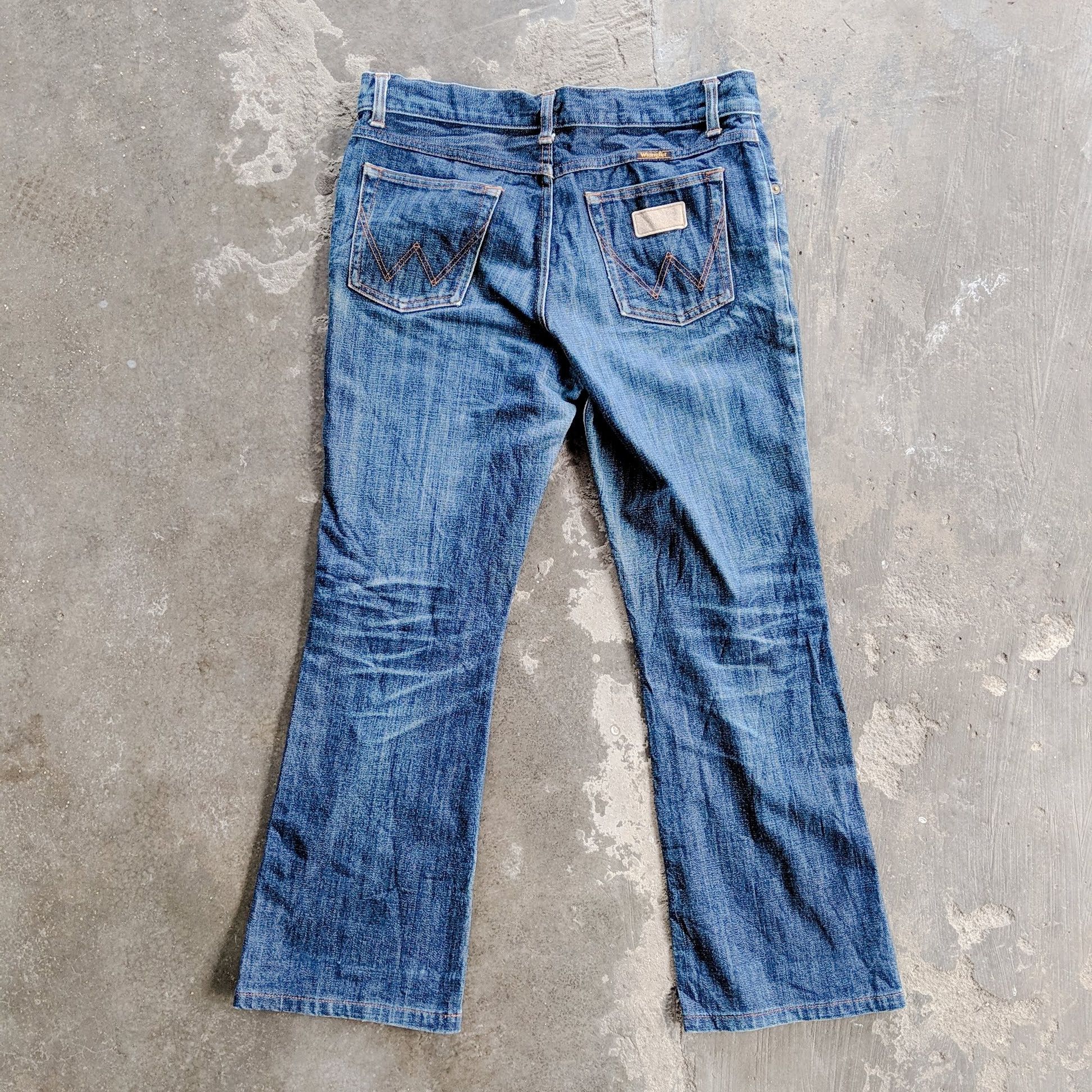 Japanese Brand Vtg Japanese Boot Cut Faded Jean Trousers Denim Pants Size US 30 / EU 46 - 8 Thumbnail