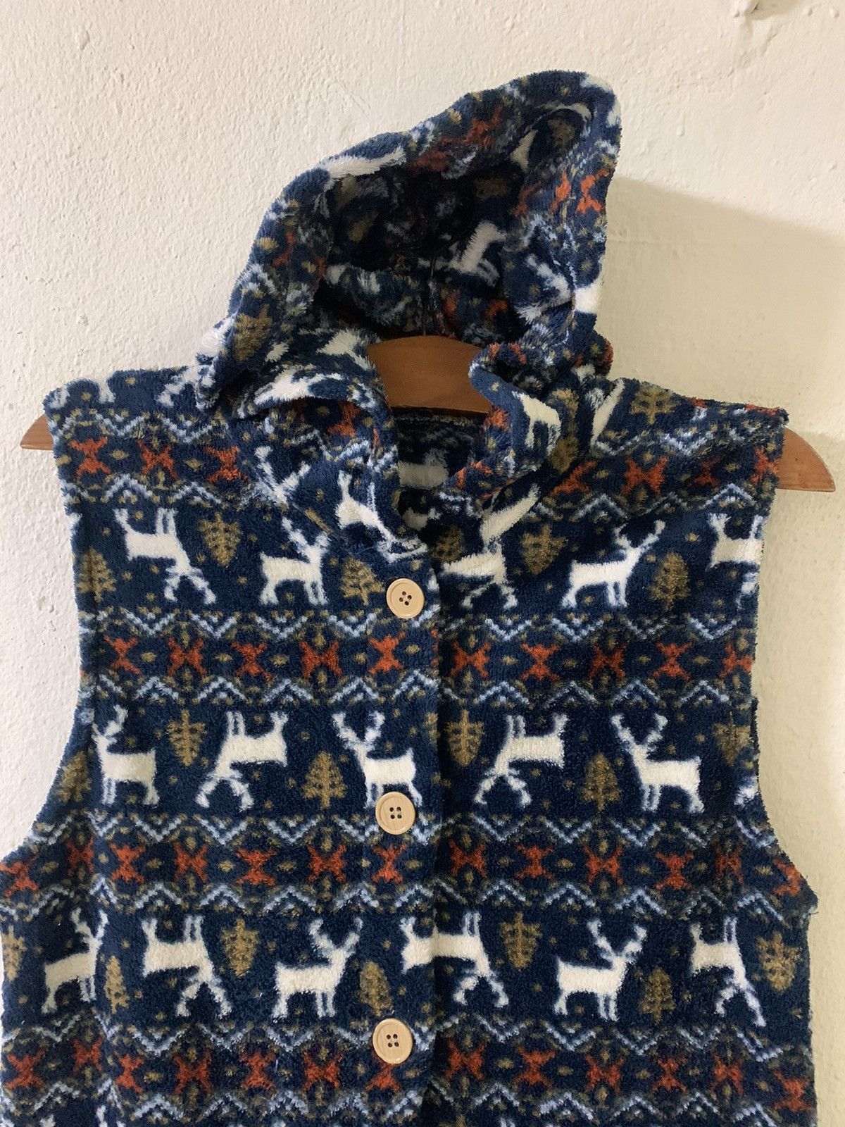 Japanese Brand Unbranded Fleece Hoodie Vest Size US S / EU 44-46 / 1 - 4 Thumbnail