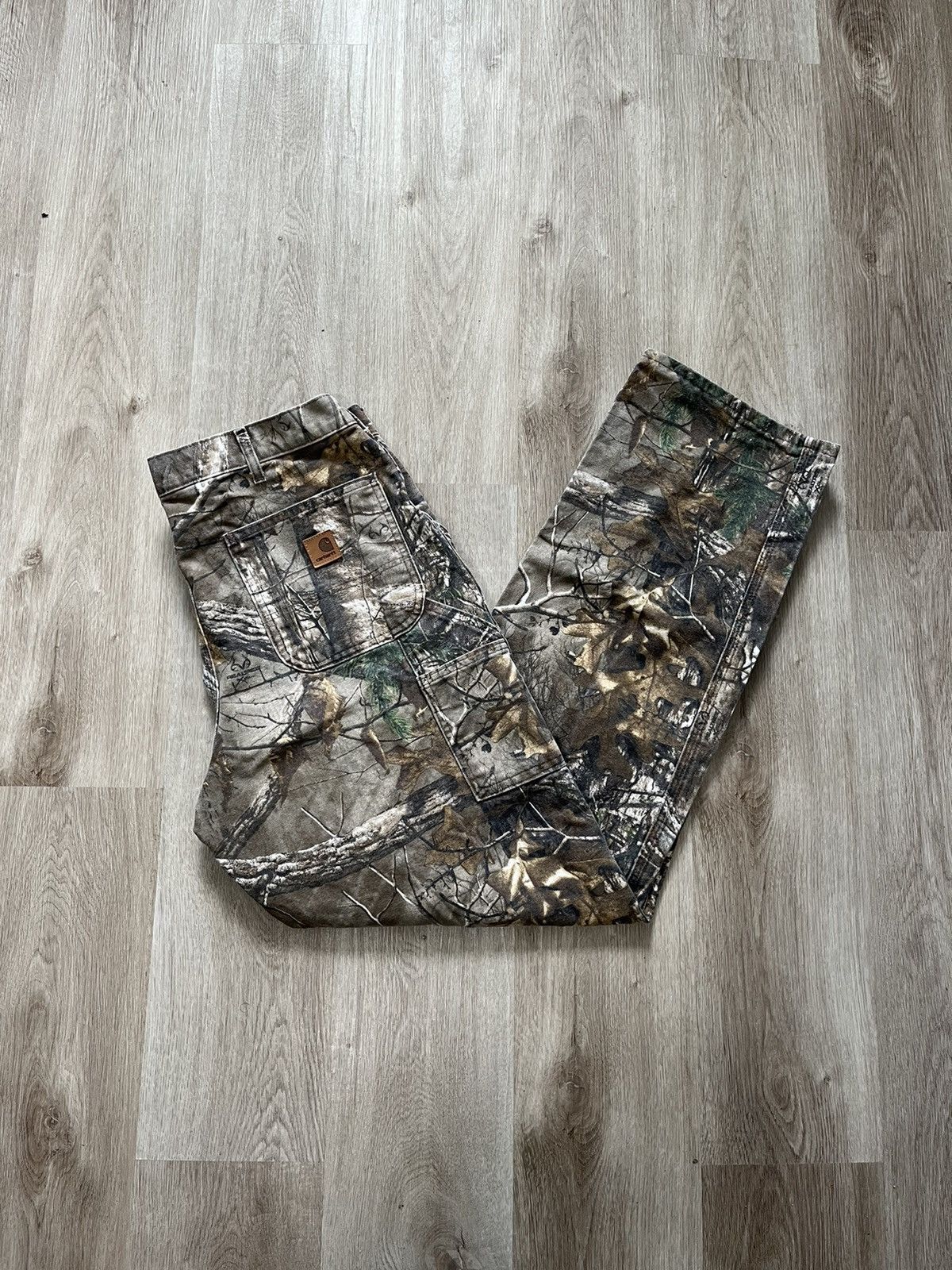 Carhartt Vintage Carharrt Camo Dungaree Pants Size US 34 / EU 50 - 1 Thumbnail