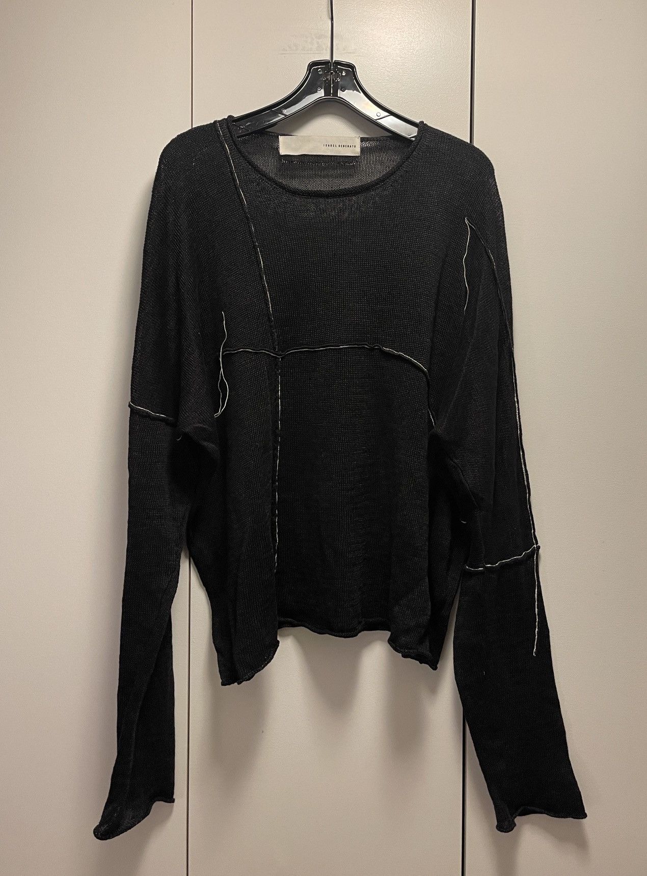 Isabel Benenato Isabel Benenato Contrast Stitch Detail Sweater Size US L / EU 52-54 / 3 - 1 Thumbnail