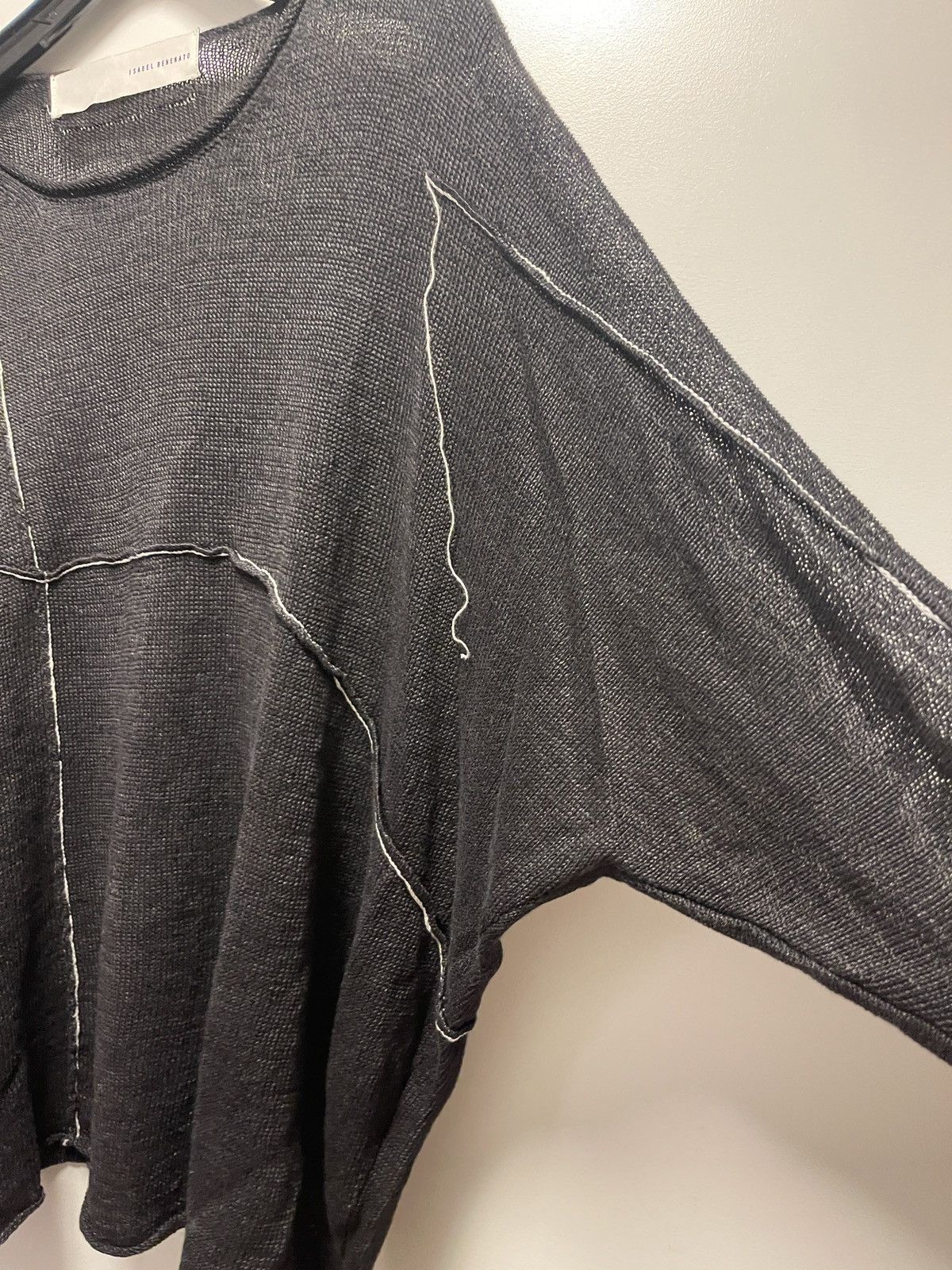 Isabel Benenato Isabel Benenato Contrast Stitch Detail Sweater Size US L / EU 52-54 / 3 - 6 Thumbnail