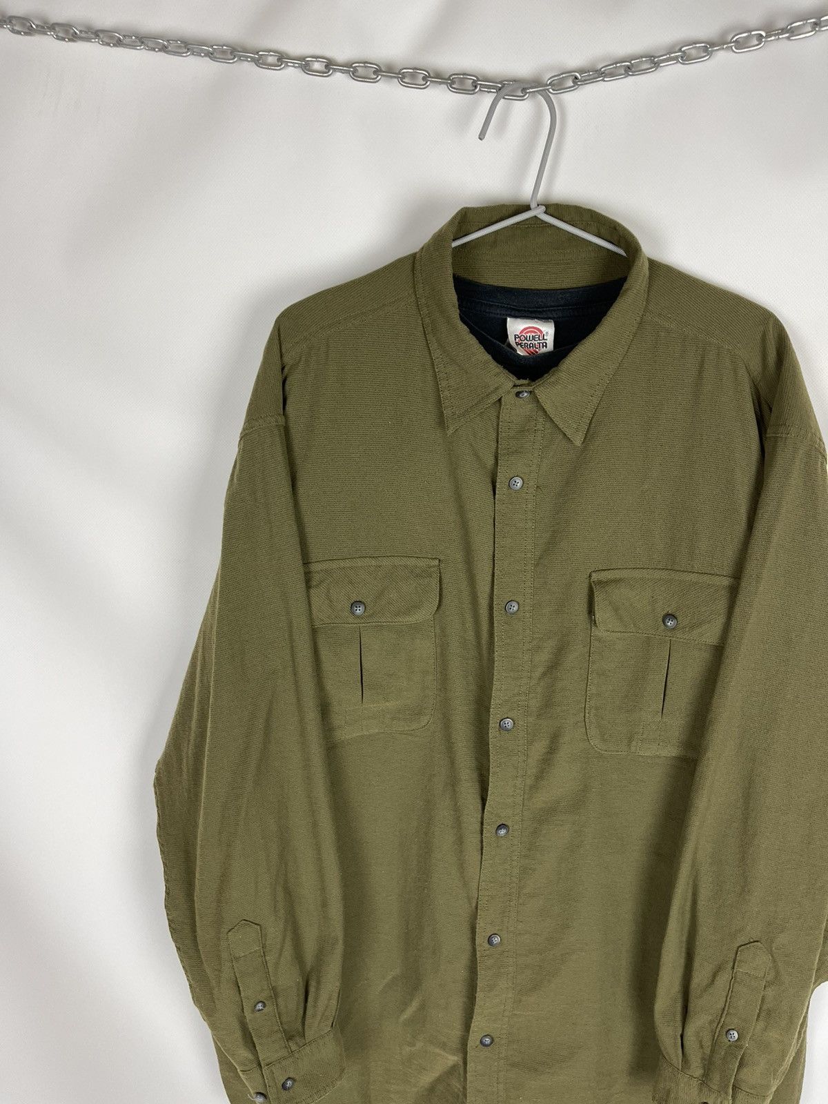 The North Face The North Face vintage oversized overshirt shirt green Size US XL / EU 56 / 4 - 16 Thumbnail