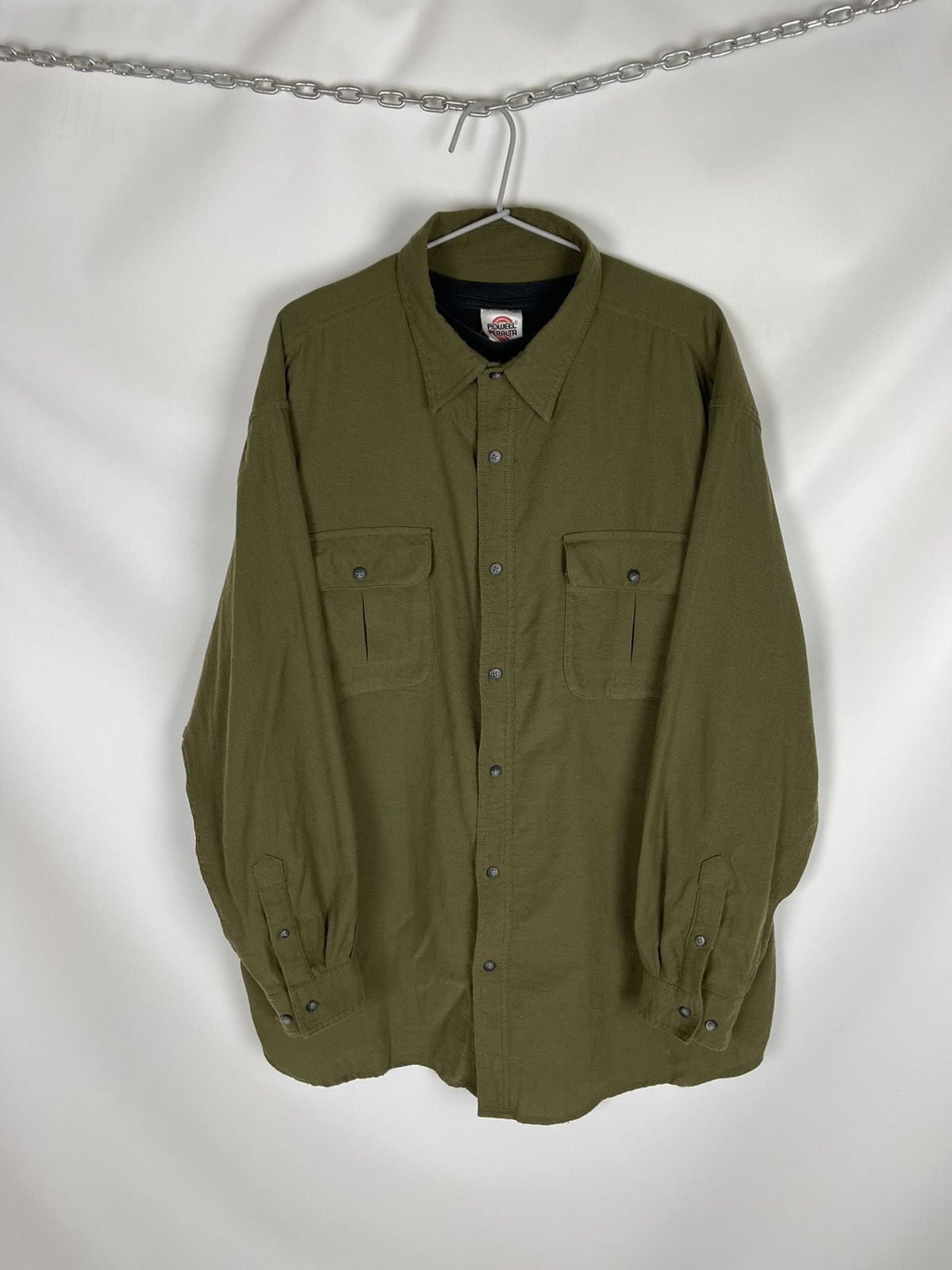 The North Face The North Face vintage oversized overshirt shirt green Size US XL / EU 56 / 4 - 15 Thumbnail