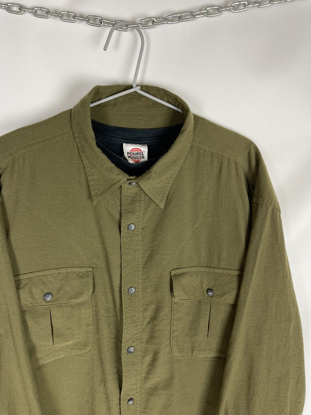 The North Face The North Face vintage oversized overshirt shirt green Size US XL / EU 56 / 4 - 17 Thumbnail