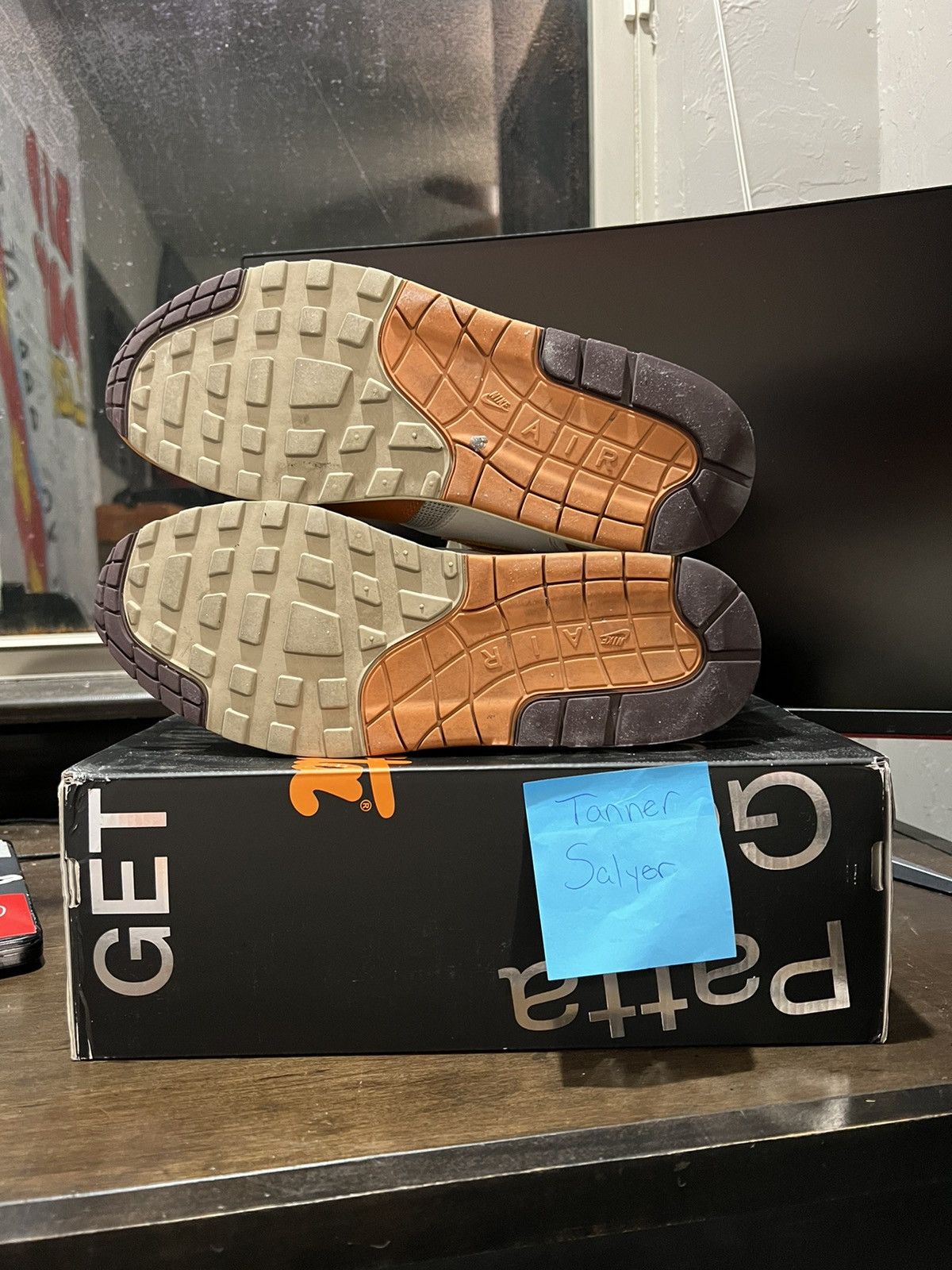 Nike × Patta Nike Air Max 1 Patta Monarch Size US 12 / EU 45 - 6 Thumbnail
