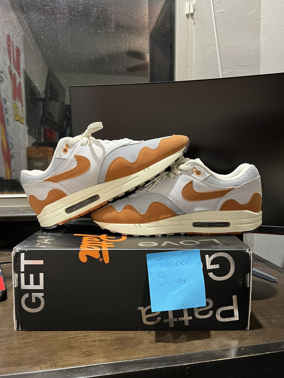 Nike × Patta Nike Air Max 1 Patta Monarch Size US 12 / EU 45 - 5 Thumbnail