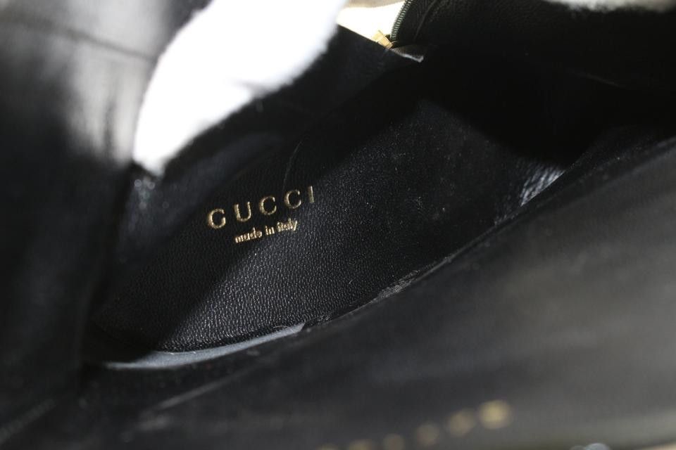 Gucci Leopard Pony Hair Platform Ankle Booties 4GG1113