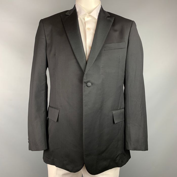 Todd Snyder Long Black Wool Peak Lapel Sport Coat | Grailed