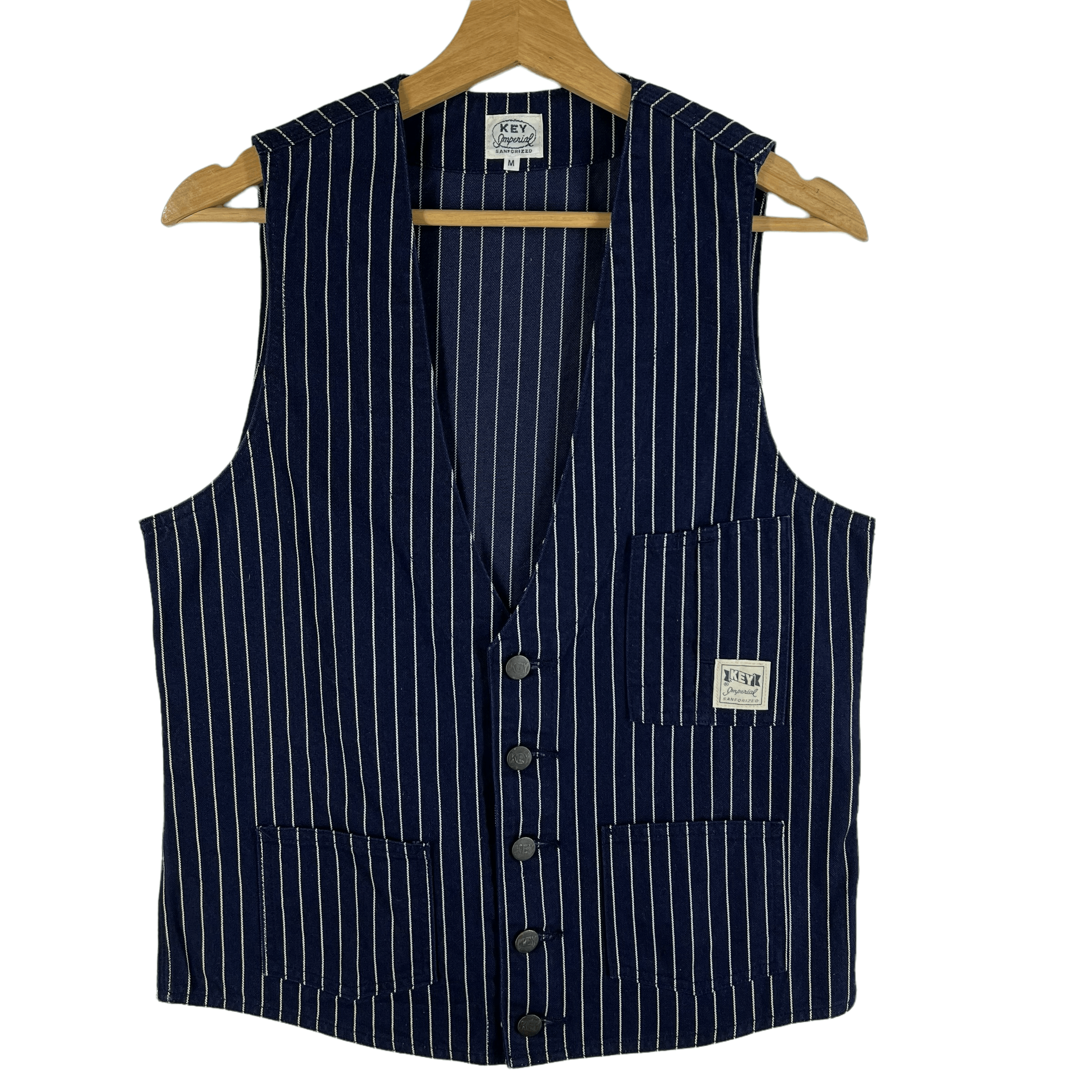 Vintage VINTAGE KEY IMPERIAL SANFORIZED VEST Size 38R - 1 Thumbnail