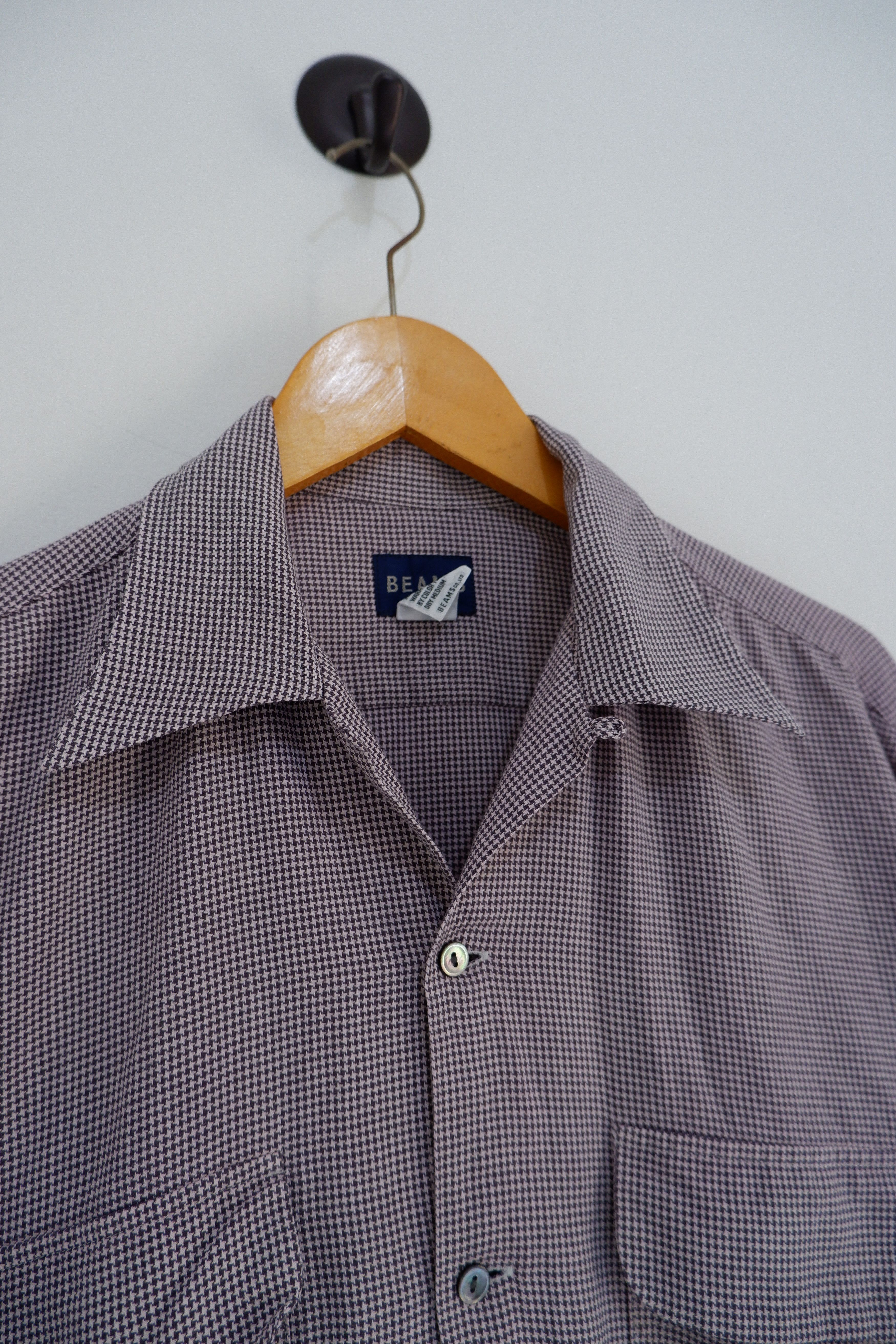 Vintage BEAMS Open Collar Shirt