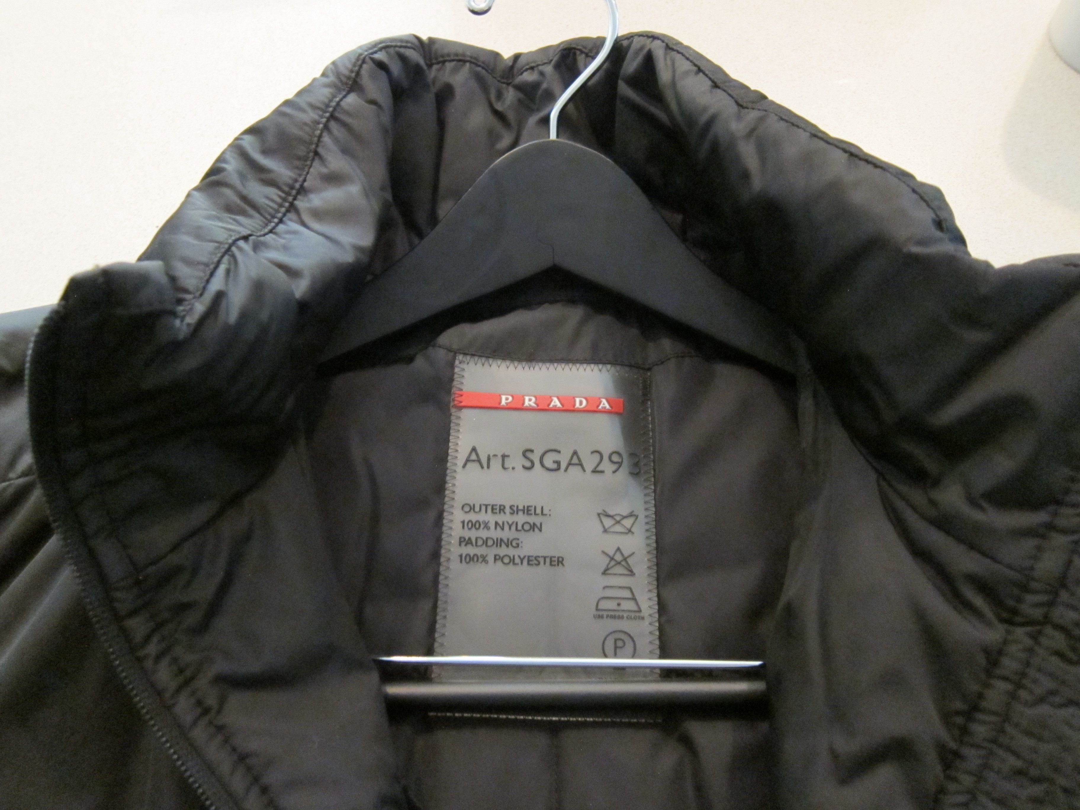 極美品 PRADA SGA293 Nylon PADDING JACKET PRADA SPORT】SGA293 Nylon PADDING JACKET