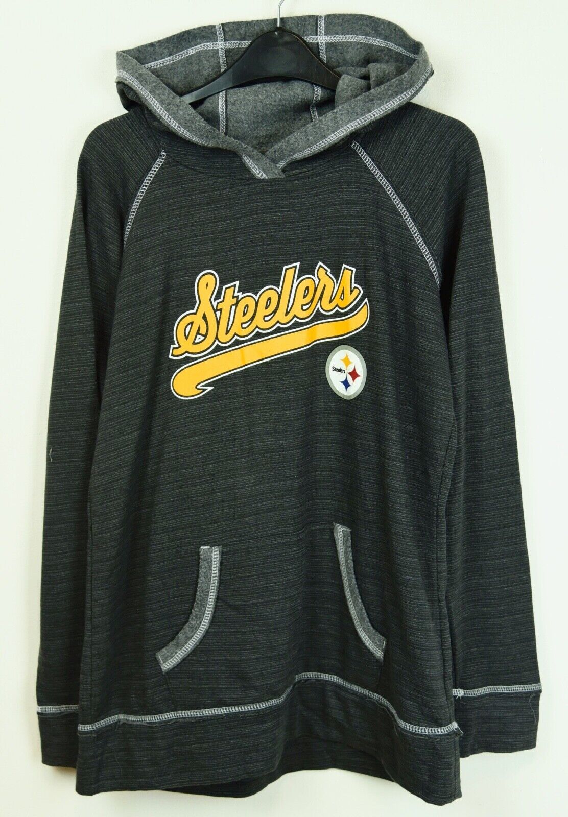 NFL Pittsburgh Steelers Hoodie Pullover Jumper Sweatshirt Size L / US 10 / IT 46 - 1 Thumbnail