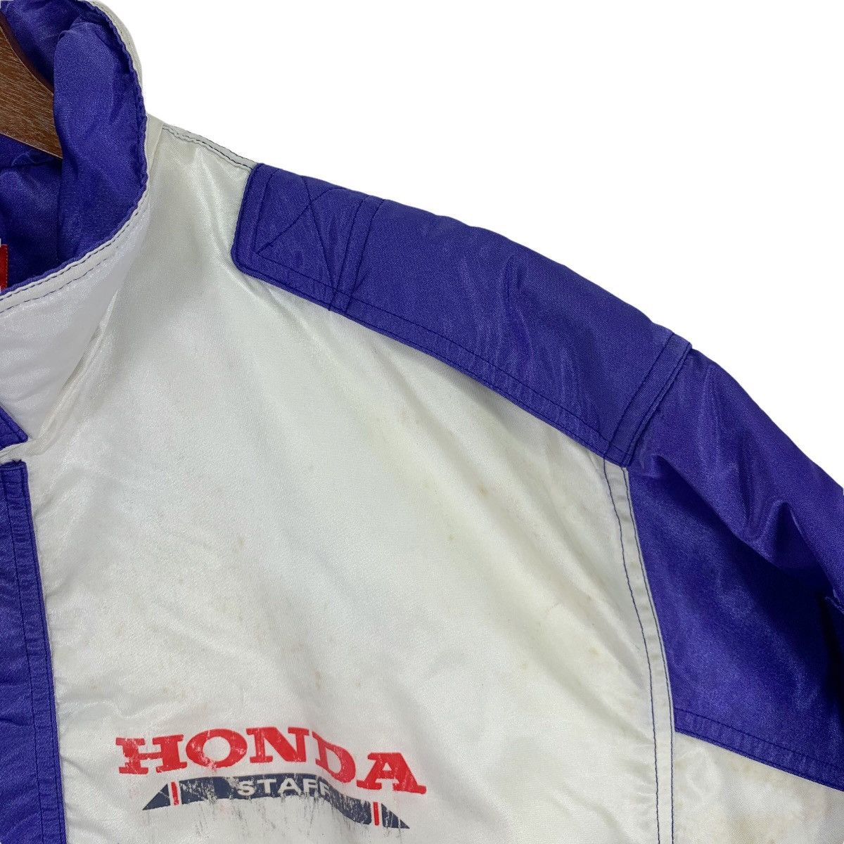 Honda VINTAGE HONDA STAFF RACING MOTORSPORT BOMBER JACKET Size US M / EU 48-50 / 2 - 6 Thumbnail
