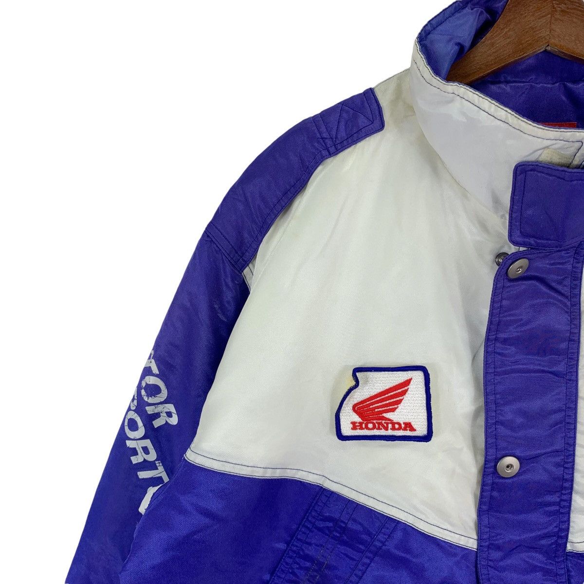 Honda VINTAGE HONDA STAFF RACING MOTORSPORT BOMBER JACKET Size US M / EU 48-50 / 2 - 8 Thumbnail