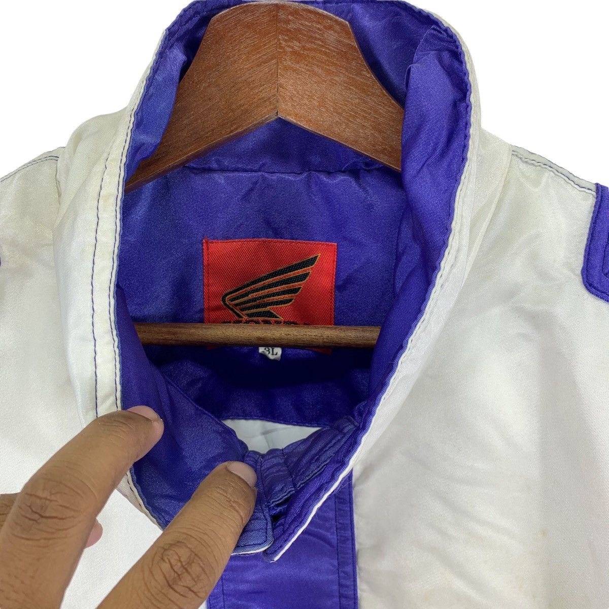 Honda VINTAGE HONDA STAFF RACING MOTORSPORT BOMBER JACKET Size US M / EU 48-50 / 2 - 9 Thumbnail