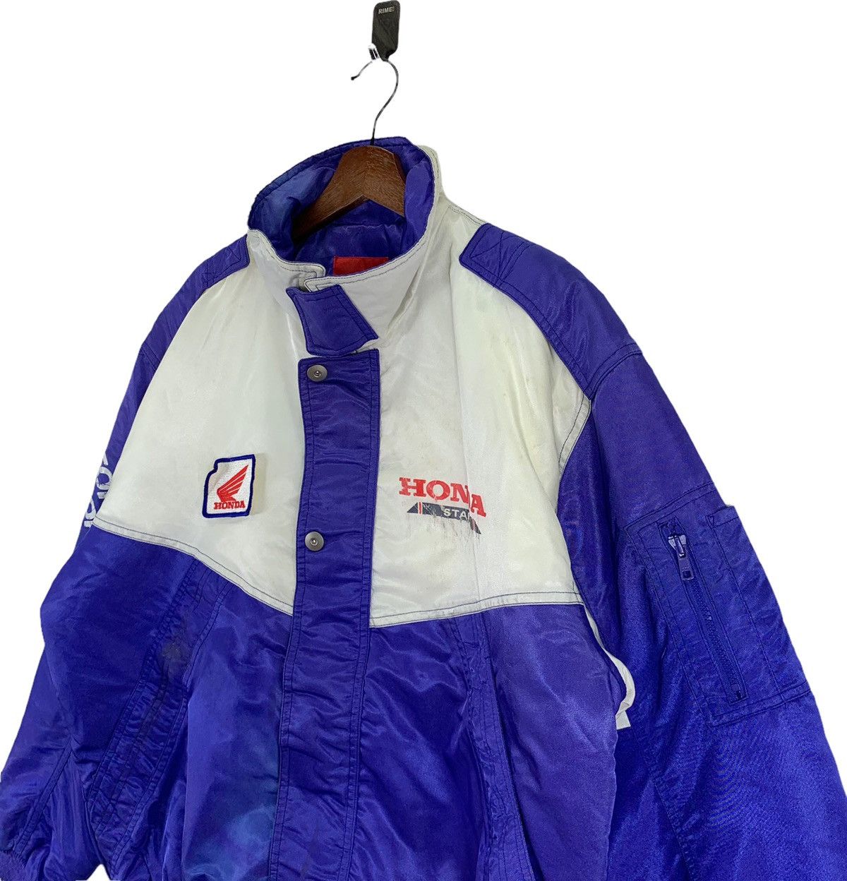 Honda VINTAGE HONDA STAFF RACING MOTORSPORT BOMBER JACKET Size US M / EU 48-50 / 2 - 3 Thumbnail