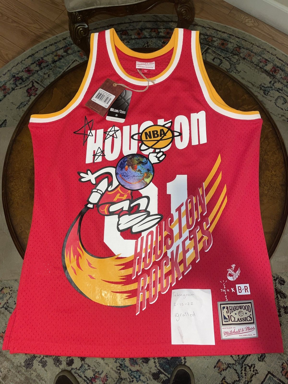 Mitchell & Ness Houston Rockets x cactus Jack Size US L / EU 52-54 / 3 - 1 Thumbnail