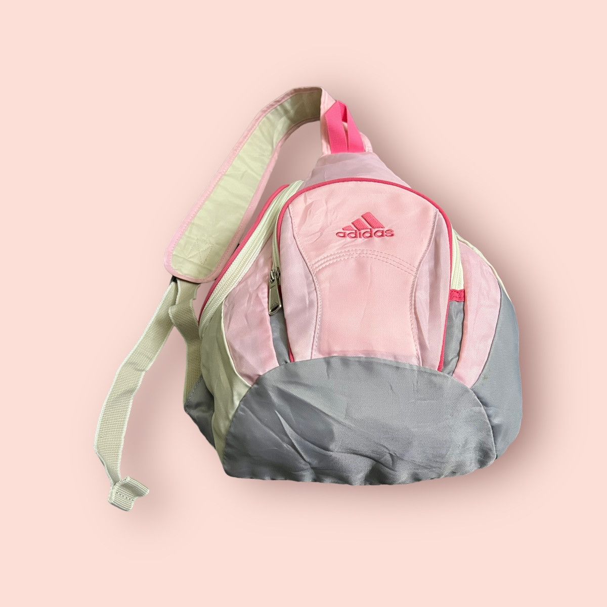 Adidas × Japanese Brand × Vintage VINTAGE ADIDAS PINK CROSSBODY BODYBAG Size ONE SIZE - 2 Thumbnail