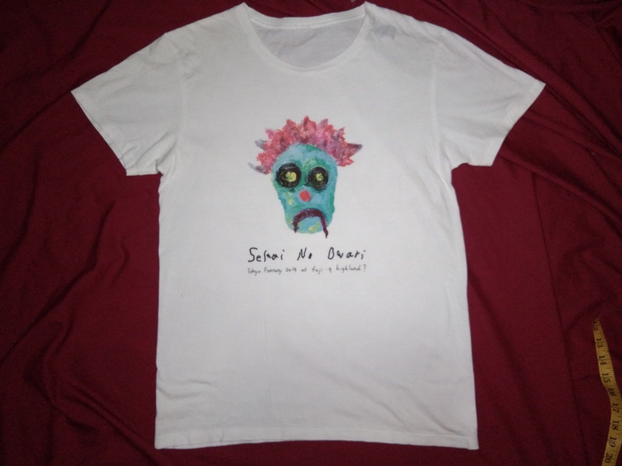 Band Tees Sekai No Owari Tokyo Fantasy 2014 Tour tshirt jpop band Size US S / EU 44-46 / 1 - 2 Thumbnail