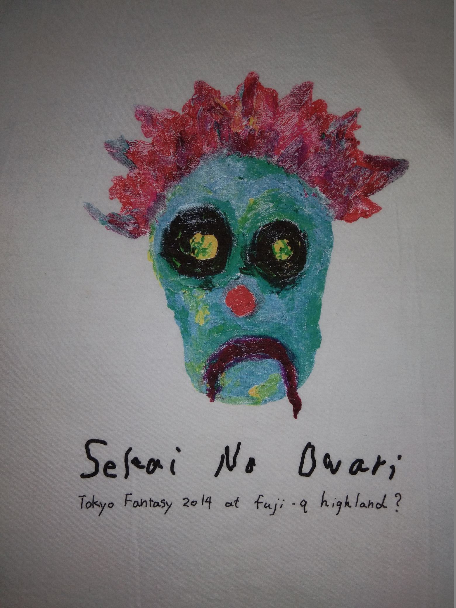Band Tees Sekai No Owari Tokyo Fantasy 2014 Tour tshirt jpop band Size US S / EU 44-46 / 1 - 1 Thumbnail