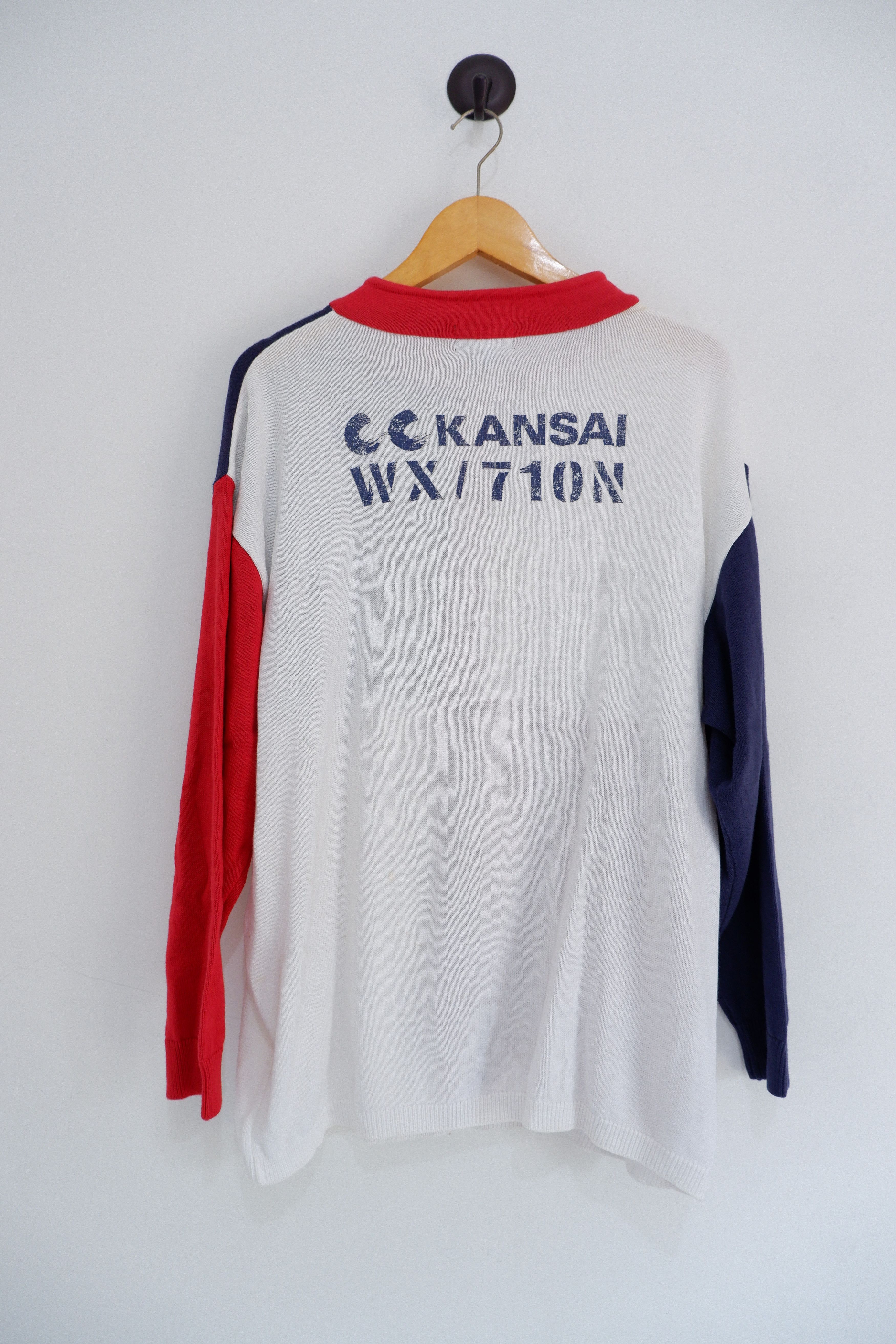 Vintage CC Kansai Color Blocks Zipper Knit