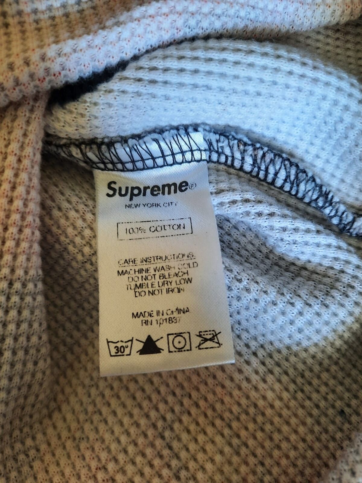 Supreme Supreme Ganesh L/S Thermal Sweater | Grailed