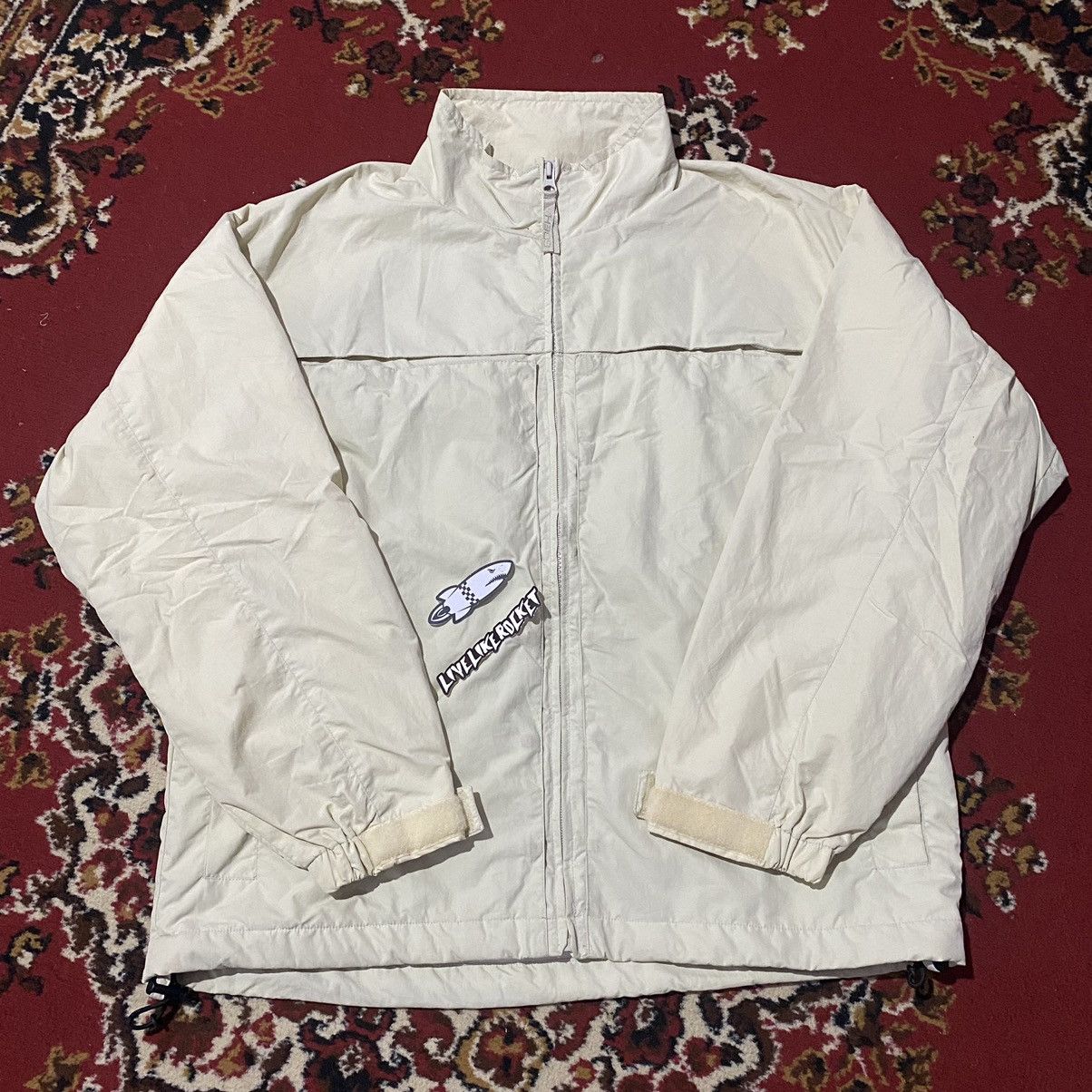 GOODENOUGH Magnet Nylon Jacket Offwhiteグッドイナフ マグネット ...