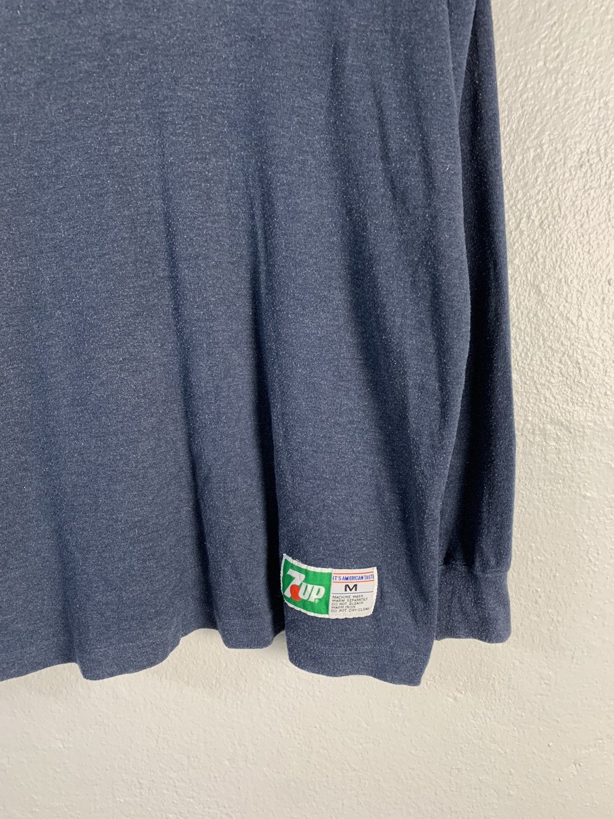 Japanese Brand Vintage 7up Turtleneck Sweater Size US M / EU 48-50 / 2 - 2 Thumbnail