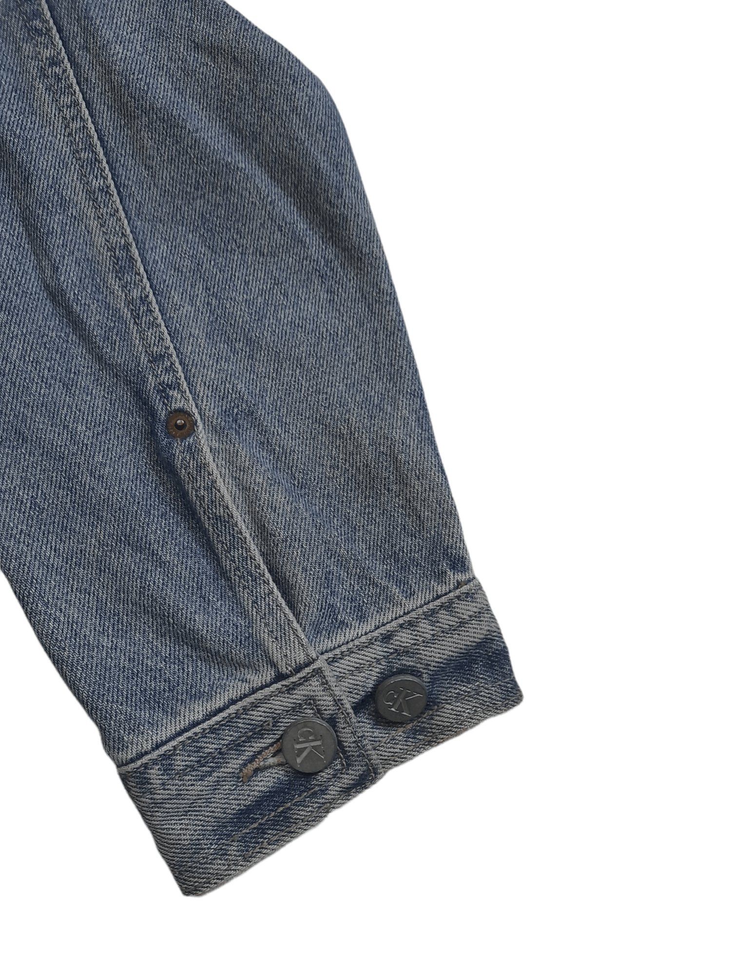 Calvin Klein 90s Calvin Klein CK Oversized Denim Jacket (E388) Size US M / EU 48-50 / 2 - 4 Thumbnail