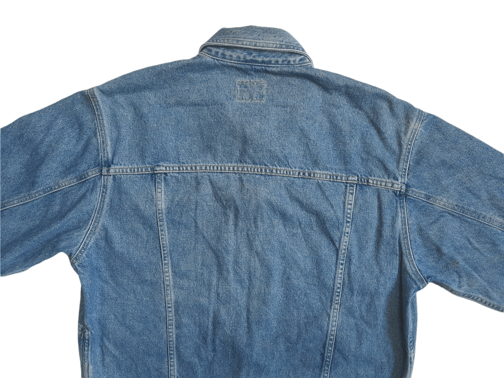 Calvin Klein 90s Calvin Klein CK Oversized Denim Jacket (E388) Size US M / EU 48-50 / 2 - 9 Thumbnail