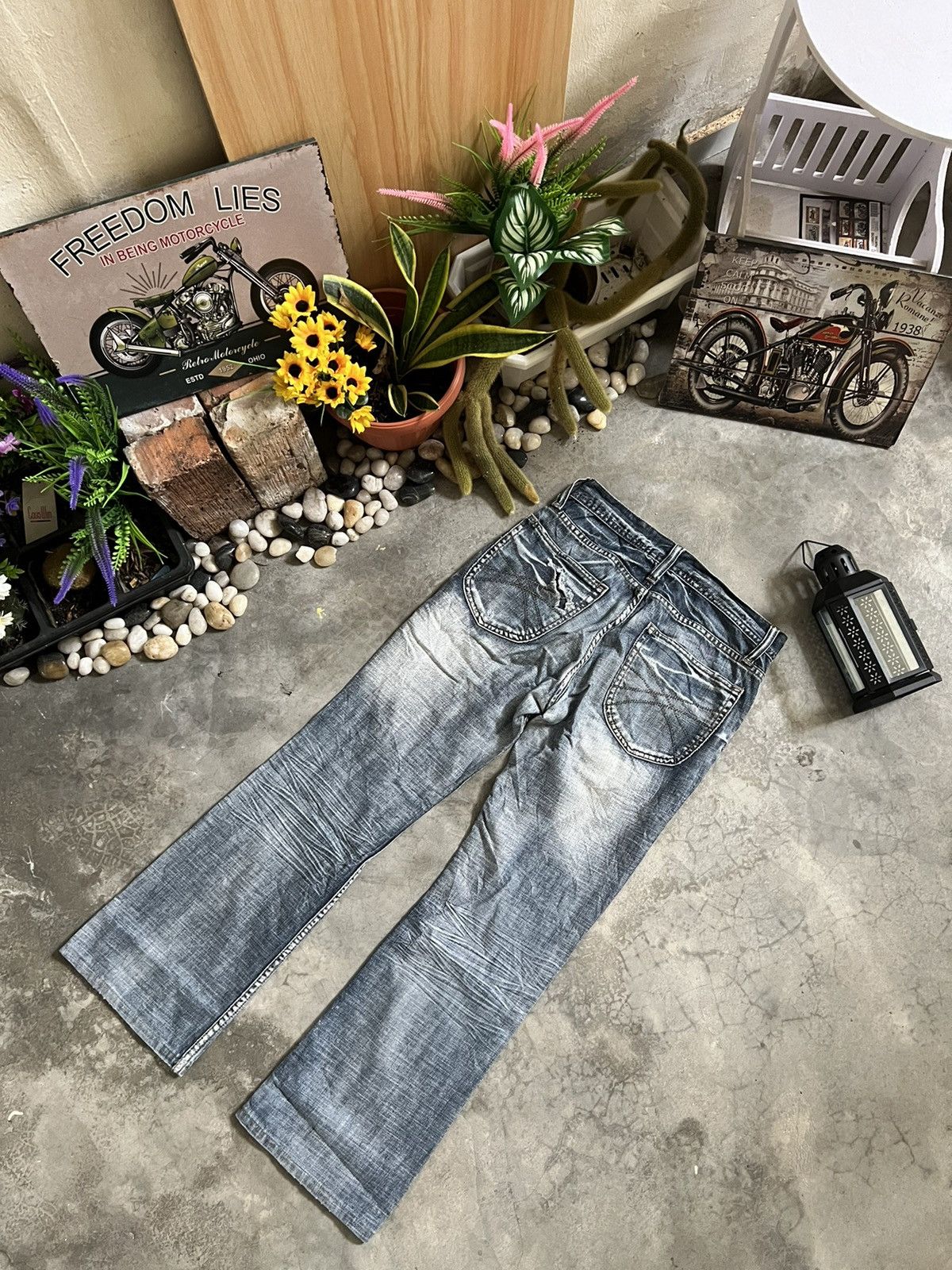 Japanese Brand × Seditionaries VINTAGE 🏴‍☠️ Edge x Rupert PUNK Jeans Size US 28 / EU 44 - 8 Thumbnail