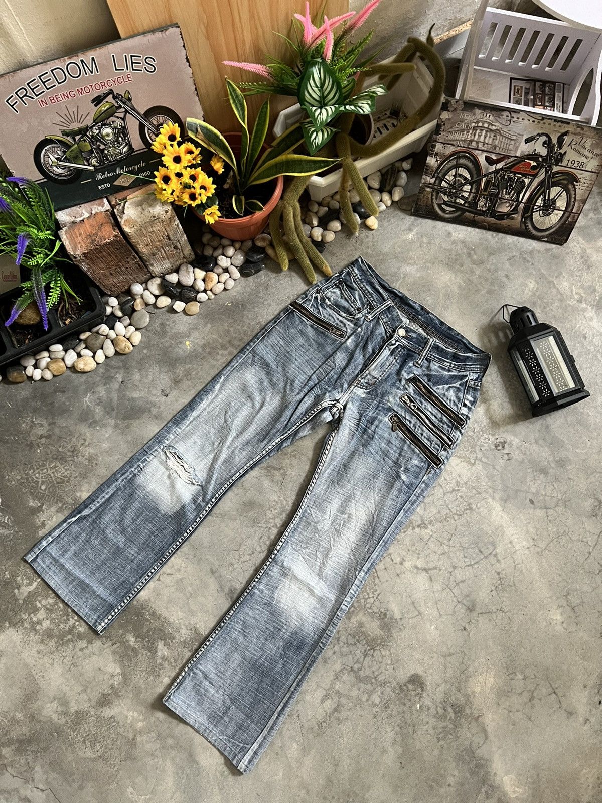 Japanese Brand × Seditionaries VINTAGE 🏴‍☠️ Edge x Rupert PUNK Jeans Size US 28 / EU 44 - 4 Thumbnail