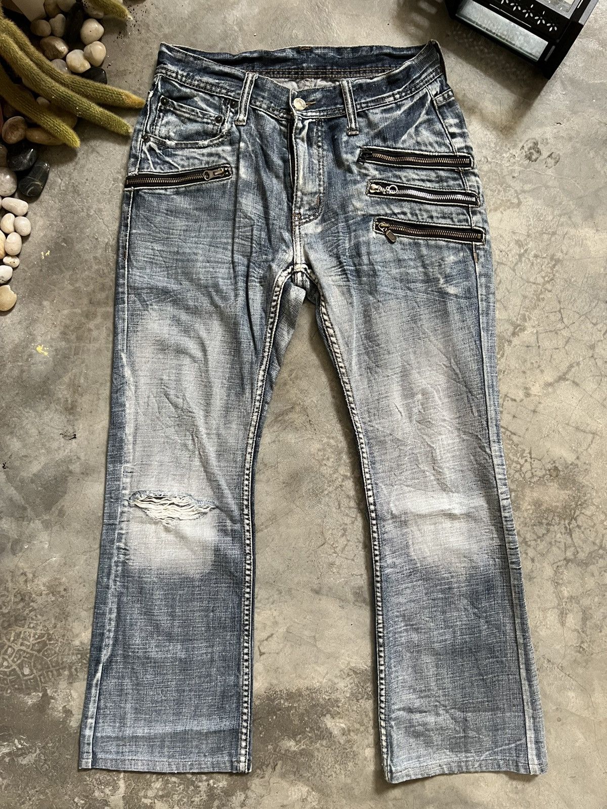 Japanese Brand × Seditionaries VINTAGE 🏴‍☠️ Edge x Rupert PUNK Jeans Size US 28 / EU 44 - 2 Thumbnail