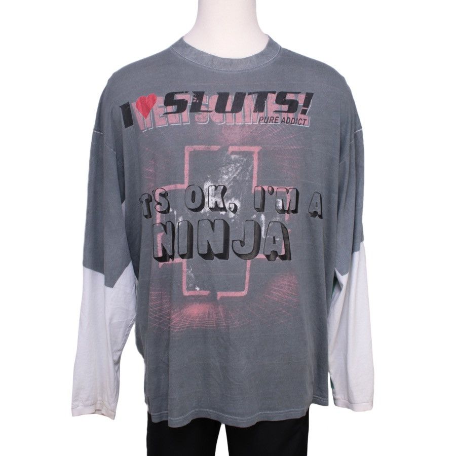 Vetements VETEMENTS I LOVE SLUTS LONG SLEEVE SHIRT | Grailed