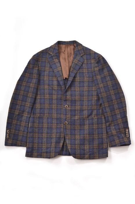 Suitsupply Suitsupply Soft Tweed Navy Check Blazer | Grailed