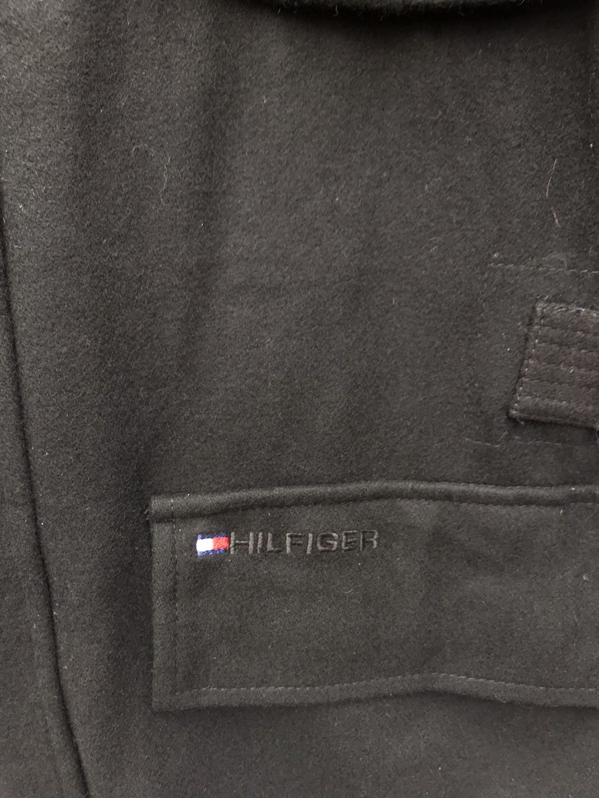 Tommy Hilfiger Tommy Hilfiger Black Men’s Outwear Utility Mix Wool Jacket Size US L / EU 52-54 / 3 - 7 Thumbnail