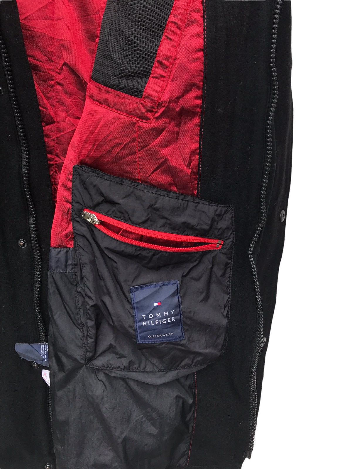 Tommy Hilfiger Tommy Hilfiger Black Men’s Outwear Utility Mix Wool Jacket Size US L / EU 52-54 / 3 - 12 Thumbnail
